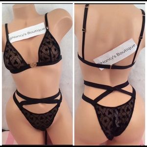 Lingerie Lace Strappy Bra Underwear